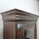 Louis Philippe period glass cabinet in flamed mahogany