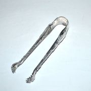 Pince à sucre Rocaille en métal argenté
