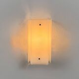 Pair of vintage Perspex wall lights, Italy, 1970.