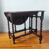 Antique folding table Gateleg solid oak