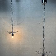 2x lustres vintage Mazzega en 'verre fondu' – Murano