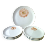 St Amand earthenware cake service 1713