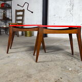 Camellia tables in oak vintage 1950