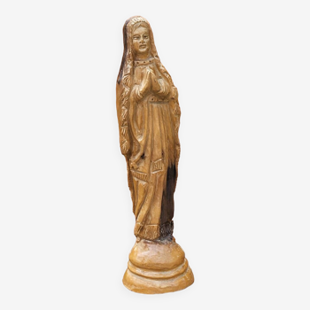 Vierge bois scupté