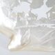 Mother-of-pearl shell openwork asian deco photophore