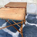 Vintage wicker tables two