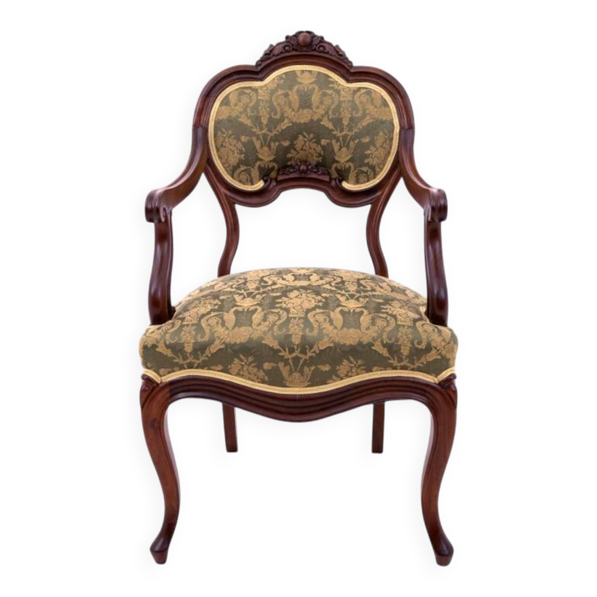 Antique armchair from around 1880, France. After renovation.