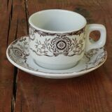 Coffee cup and saucer set