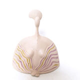 Bust pink woman, ceramiche chiminazzo, 1970