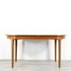 Midcentury Oblong Teak Extending Table. Vintage Modern / Danish / Retro Style .