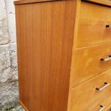 Buffet vintage miel dorée