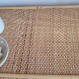 Vintage rattan chest of drawers