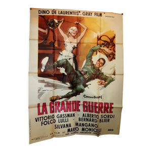 Affiche de cinéma La grande guerre