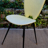 Yellow pair of vintage chairs