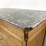 Louis Philippe nineteenth oak chest of drawers