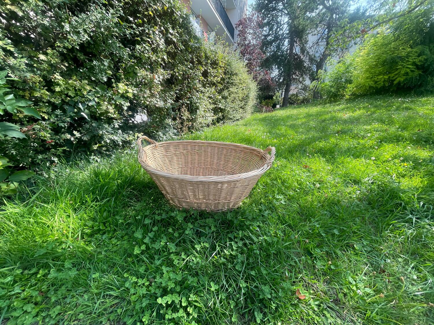 Large wicker basket