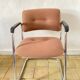 Fauteuil Strafor en laine rose