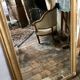 Large golden antique mirror 95x190cm