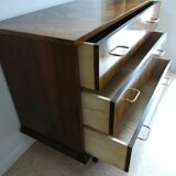 Vintage rosewood chest of drawers