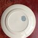 Lot of 3 flat plates in earthenware Choisy the King Iron Earth model Pompadour