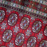 Vintage Uzbek Bukhara rug 122' x 213' 1960s - 1C1227