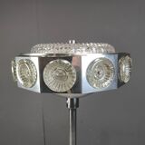 Lampadaire vintage en forme d'ovni de l'ère spatiale, années 1970