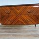 1960s sideboard in mahogany, glass and brass