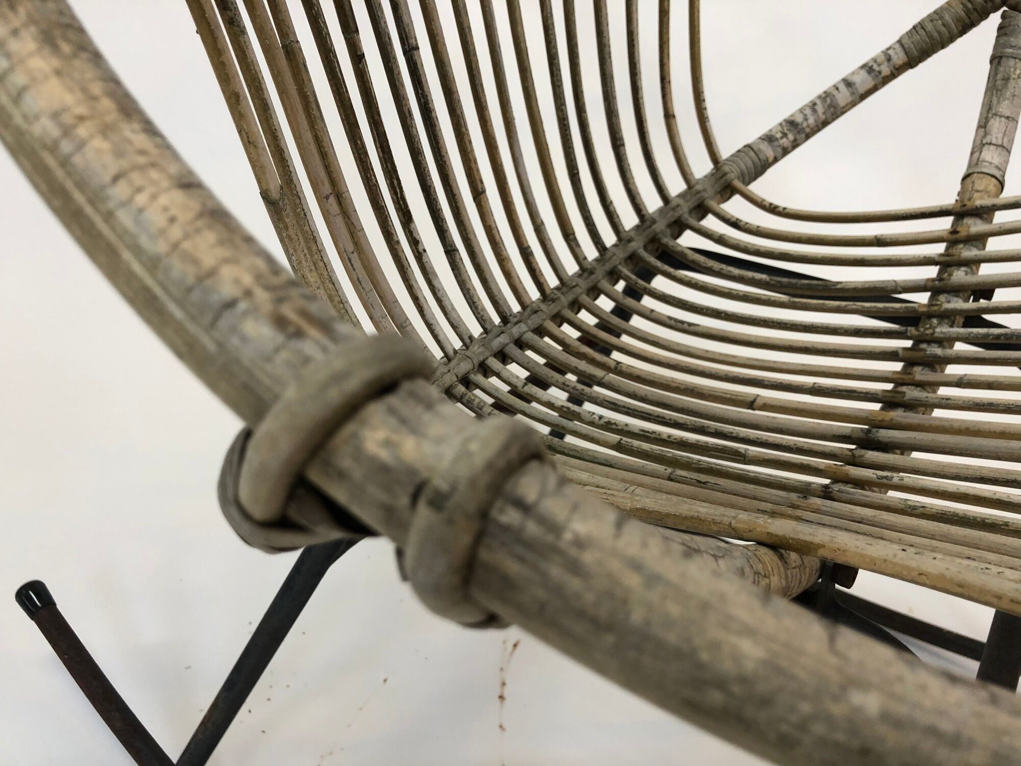 Dirk van Sliedregt Rattan rocking chair Rohe Noordwolde
