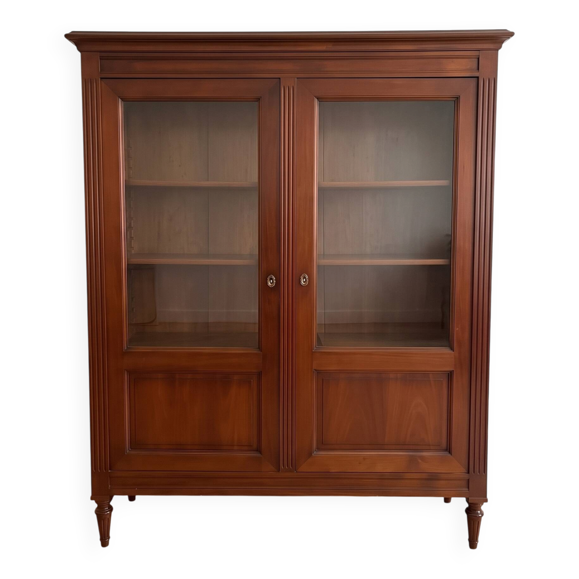 Louis XVI display cabinet in mahogany