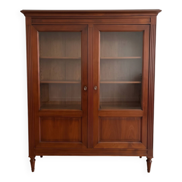 Louis XVI display cabinet in mahogany