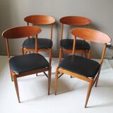 Set of 2 Scandinavian-style chairs