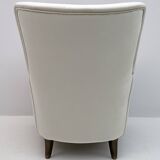 Attributed Gio Ponti Mid-Century Modern Italian Velvet Armchair for Isa, 50