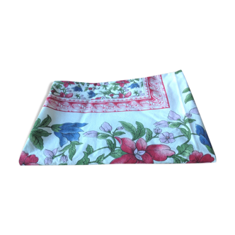 Nappe rectangulaire 147 x 109 en coton vintage années 60-70