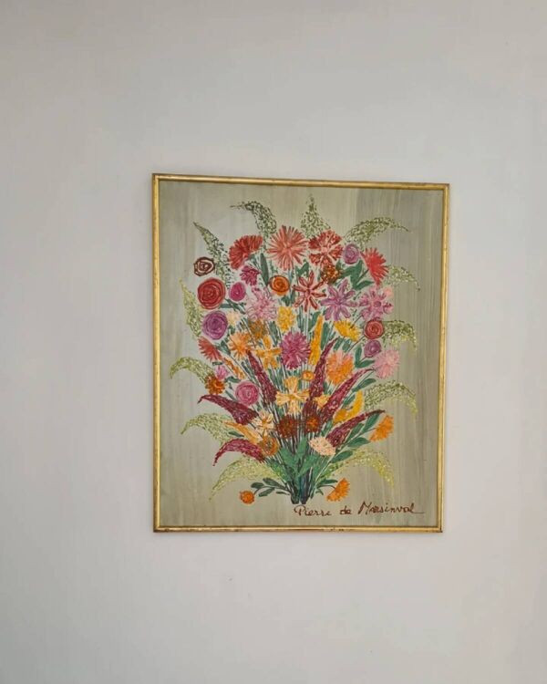Huile sur toile de jute et chassis
