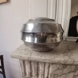 Vintage chrome vase/pot