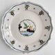 18th Century Nevers Earthenware Plate | Windmill and River