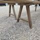 Pair of rustic oak and fir farmhouse benches 1900s - 3m85
