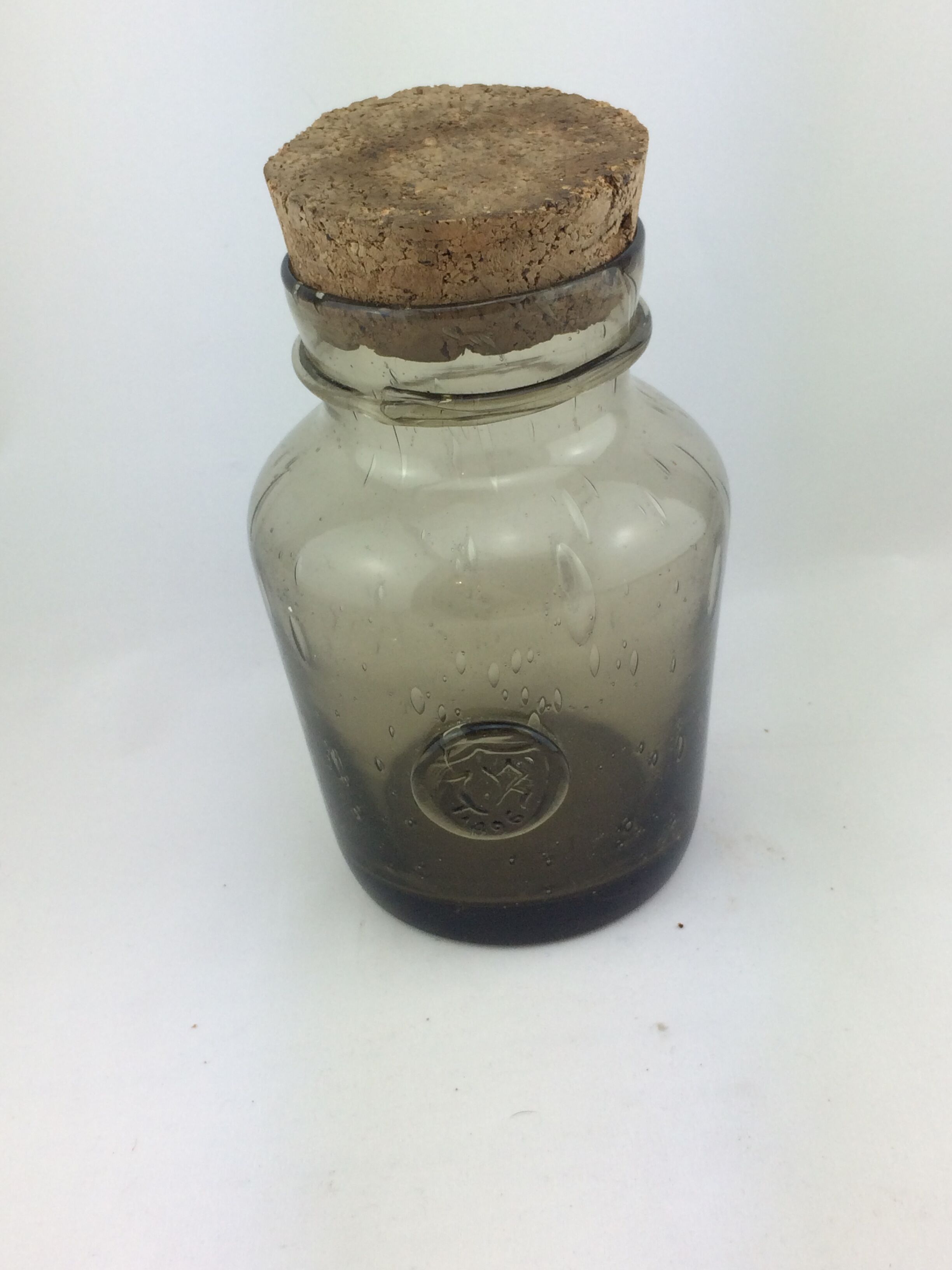 Pot or jar bubble glass La Rochere Biot