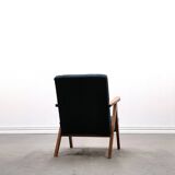 Mid Century Easy Chair Model B - 310 Var in Blue Boucle