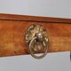 Antique Louis-Philippe mirror in carved walnut, Italy, 19th century.