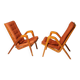 Pair of armchairs by Janěk Vaněk for Krásná Jizba, 1940´s, Czechoslovakia