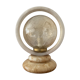Art Deco lamp in marble and glass