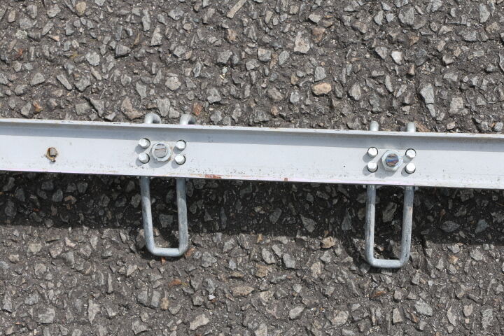 Grey school wall hanger 12 hooks 1800mm