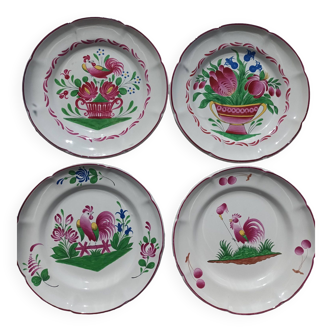 Lot of 4 plates st clément