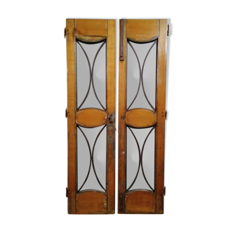 Old glass doors