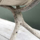 Paire de fauteuils rotin blanc vintage