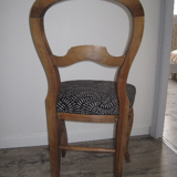 Chaise Louis Philippe refaite à neuf
