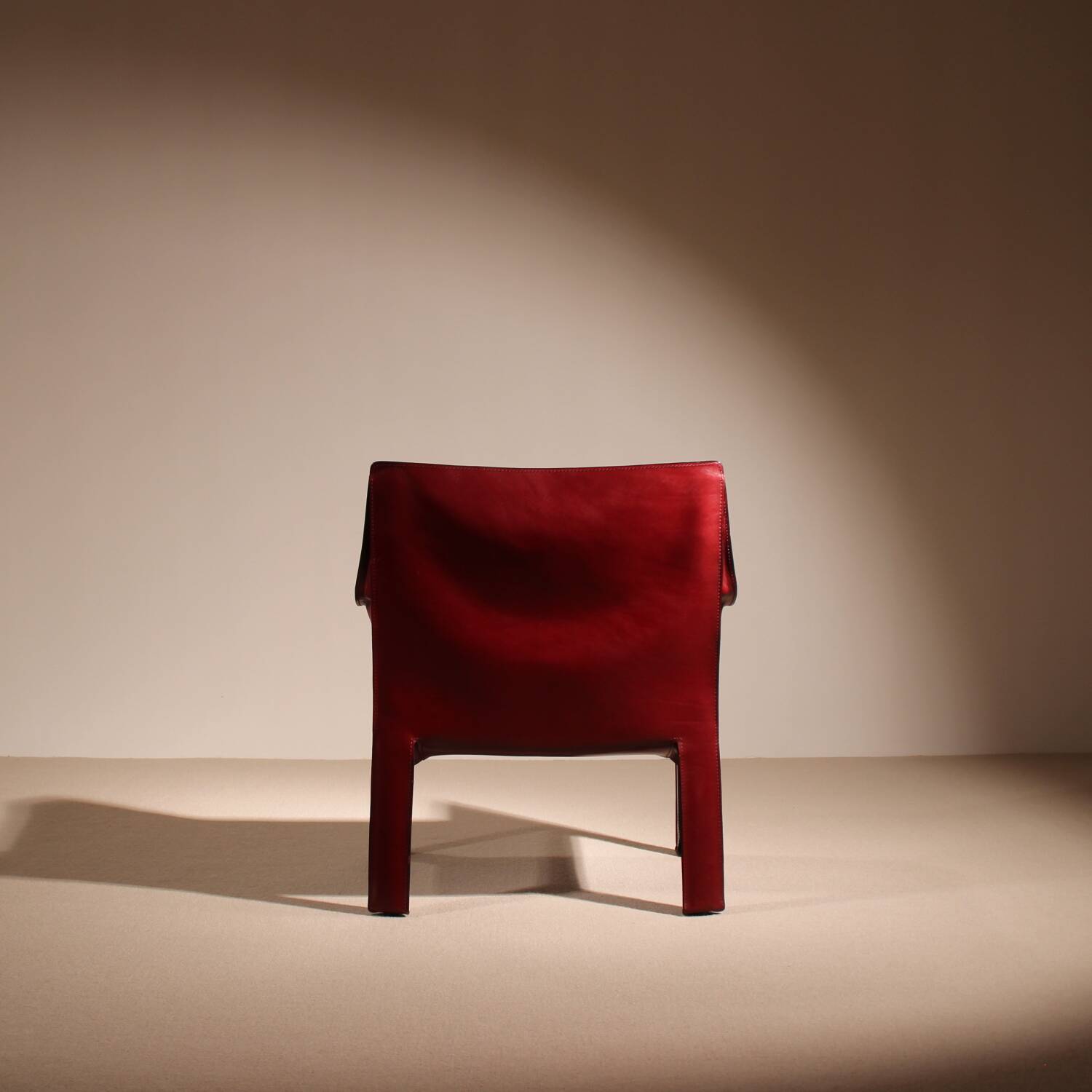 Fauteuil en cuir 'CAB 414' par Mario Bellini pour Cassina | Italie 1982
