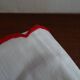 Round tablecloth embroidered hand linen mestizo 150 cm old colorful embroidery.