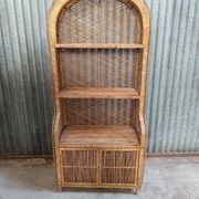 Vintage rattan wicker library Emmanuelle style